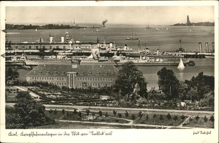 KIEL  CITY Hafen Schiffe