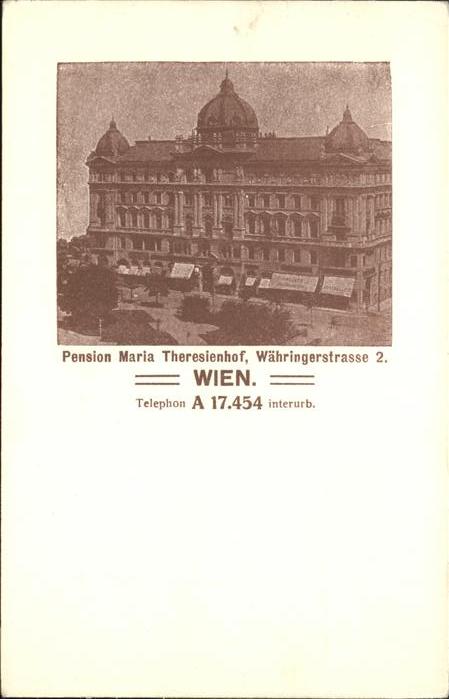 WIEN AT Pension Maria Theresienhof
