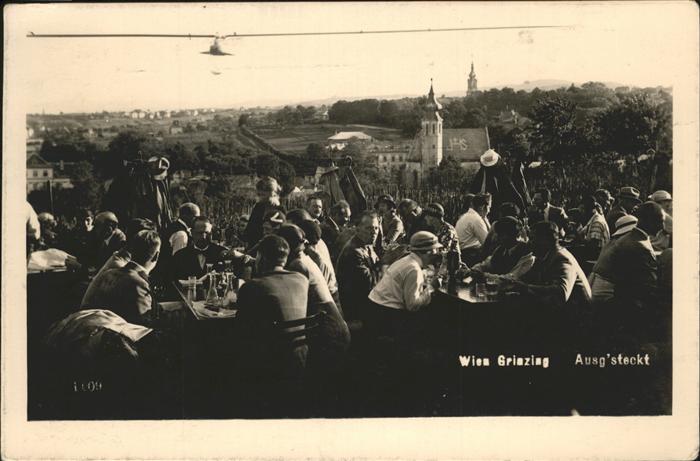 Grinzing Wien Ausgesteckt Wien