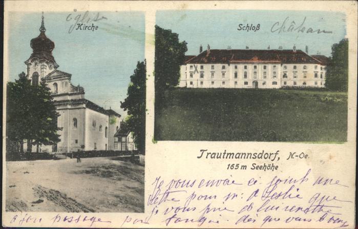 Trautmannsdorf Oststeiermark Schloss Kirche