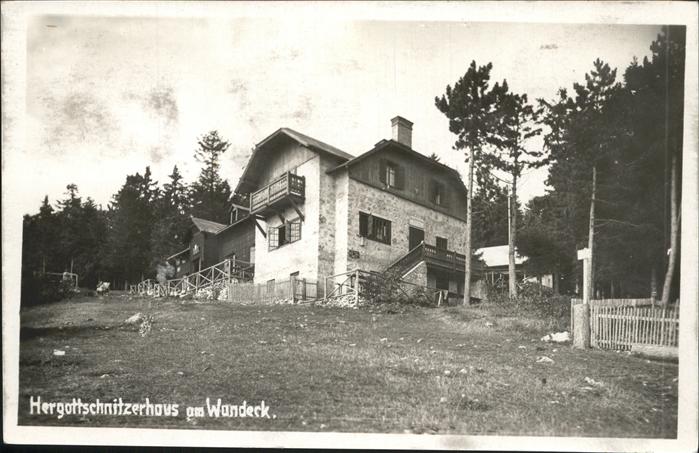 Wandeck Hohe Wand Hergottschnitzerhaus