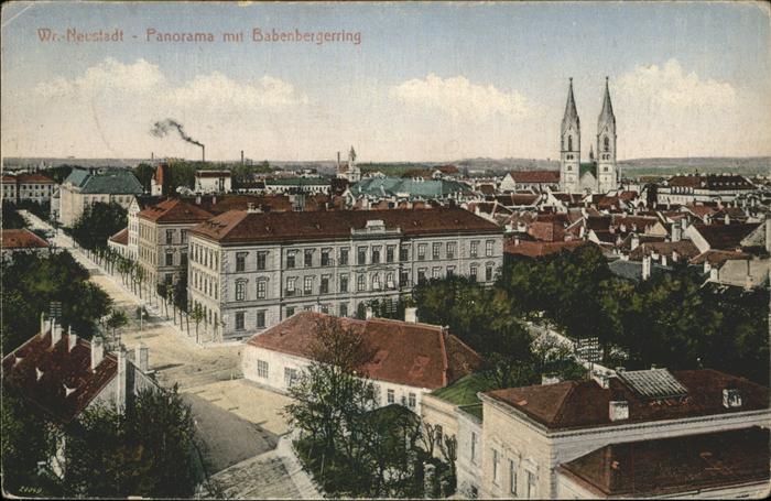 Wien Neustadt Panorama Babenbergerring