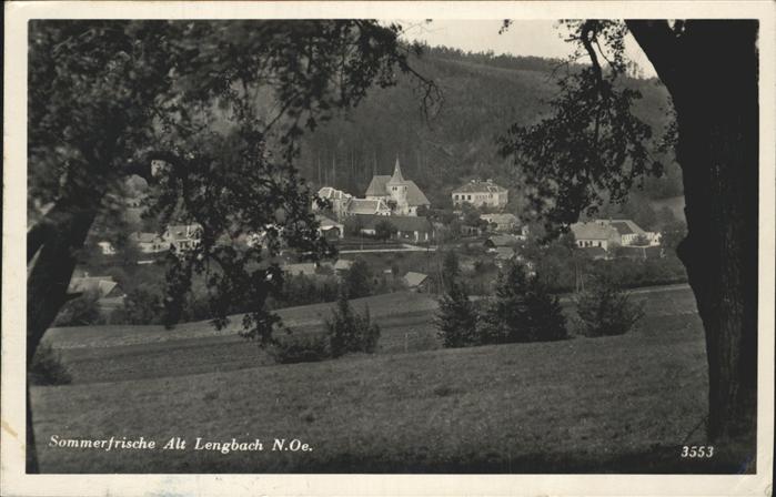 Altlengbach Alt Lengbach Sommerfrische