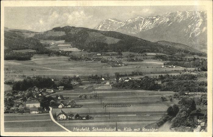 Heufeld Oesterreich Schmidsdorf Küb Raxalpe