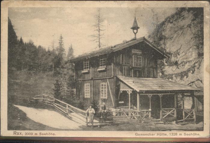 Rax Gamsecker Hütte