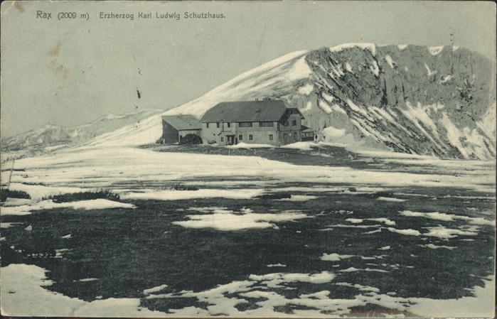 Rax Erzherzog Karl Ludwig Schutzhaus