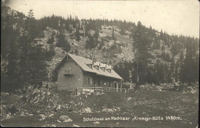 Hochkaar Schutzhaus Kremser Hütte