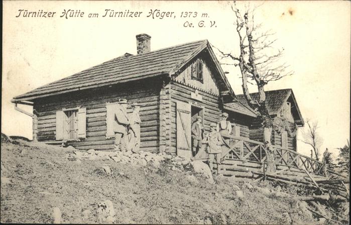 Tuernitz Niederoesterreich Türnitzer Hütte Höger