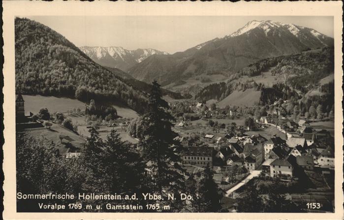Ybbs Donau Hollenstein Gamsstein Voralpe