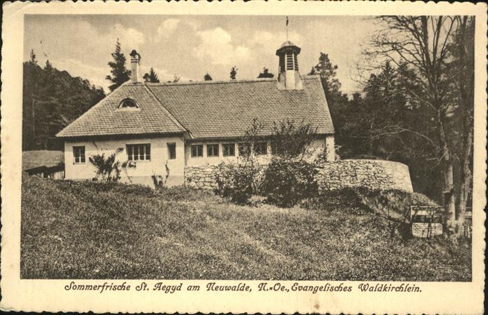 St Aegyd Neuwalde Ev. Waldkirchlein