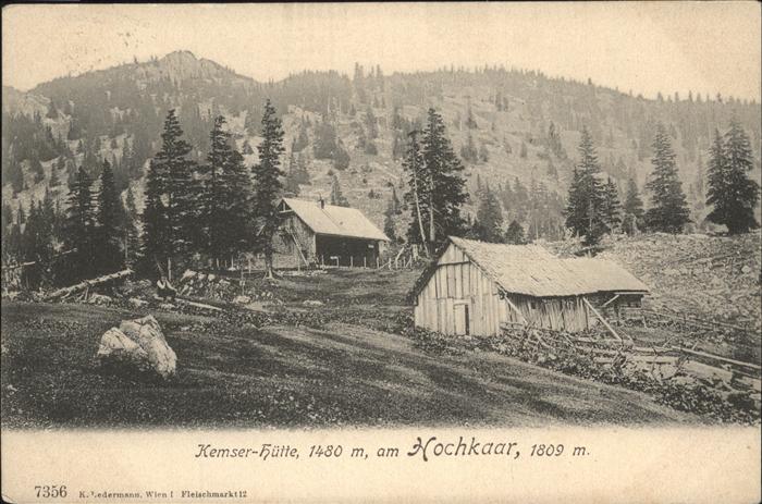 Hochkaar Kemser Hütte