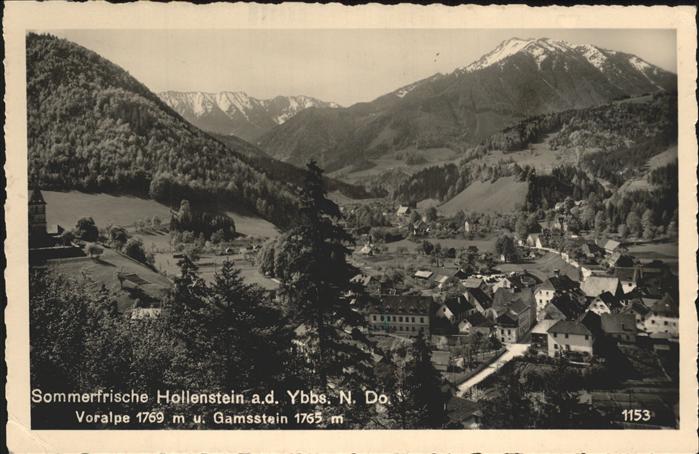 Ybbs Donau Hollenstein Gamsstein