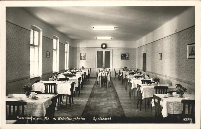 Rosenburg-Mold Erholungsheim Kamin