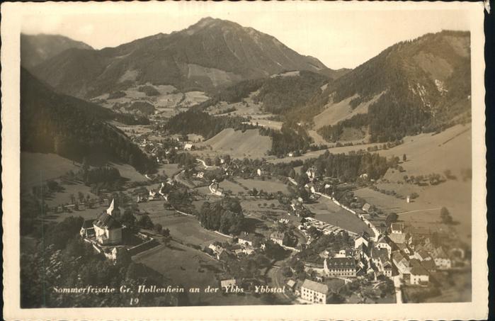 Ybbs Donau Gr. Hollenhein Flugaufnahme