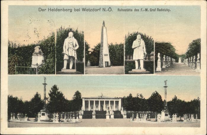 Heldenberg Ruhestätte F. M. Graf Radetzky