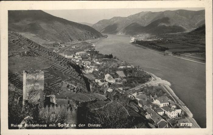 Spitz Donau Hinterhaus Ruine Donau