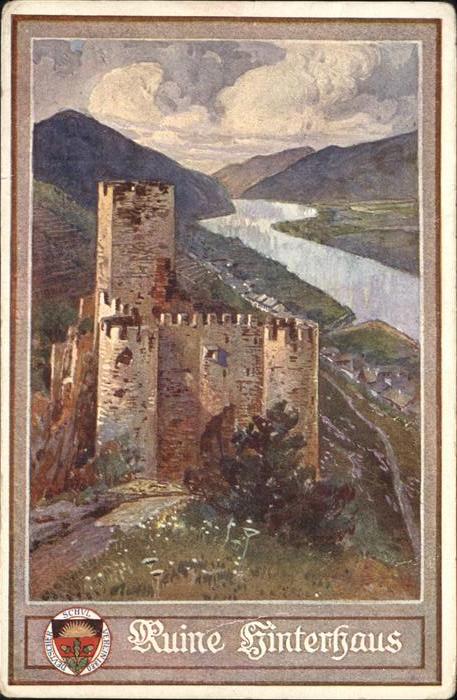 Spitz Donau Ruine Hinterhaus Wappen