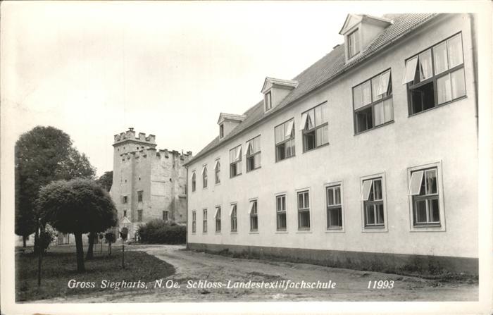 Gross-Siegharts Schloss Landestextilfachschule