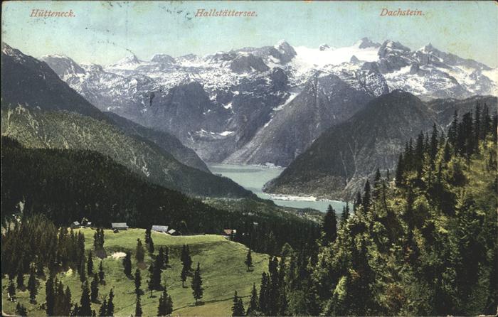Hallstatt Austria Hallstättersee Hütteneck Dachstein