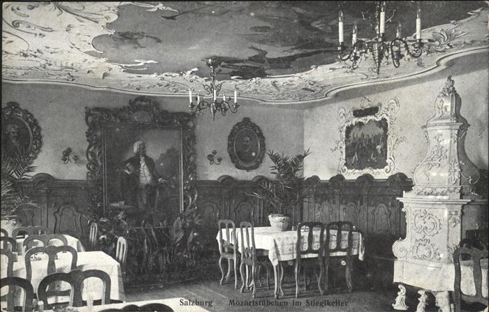 SALZBURG  AT Mozartstuebchen Stieglkeller Ofen