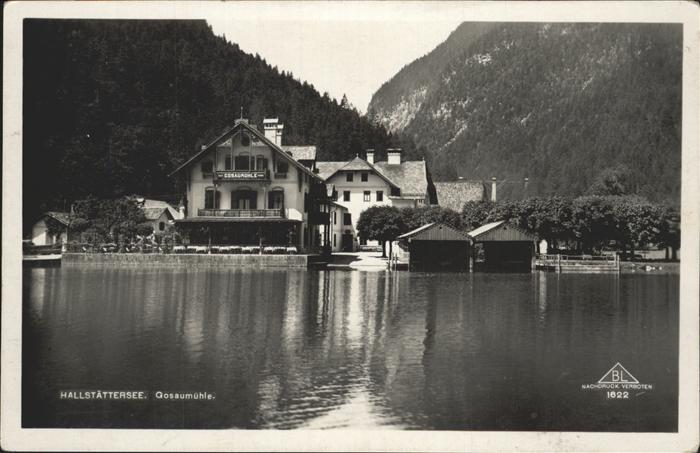 Hallstatt Austria Hallstättersee Gosaumühle
