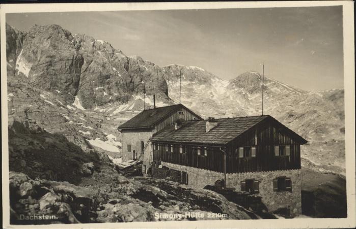 Dachstein Gebirge Simony Hütte