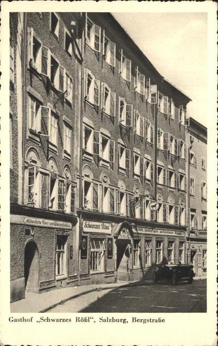 SALZBURG  AT Gasthof Schwarzes Roessl Bergstr.