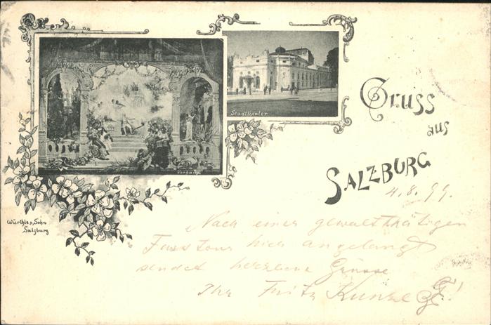 Salzburg Oesterreich Stadttheater