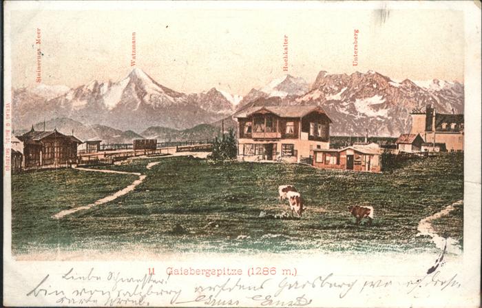 Gaisbergspitze Unternebrg