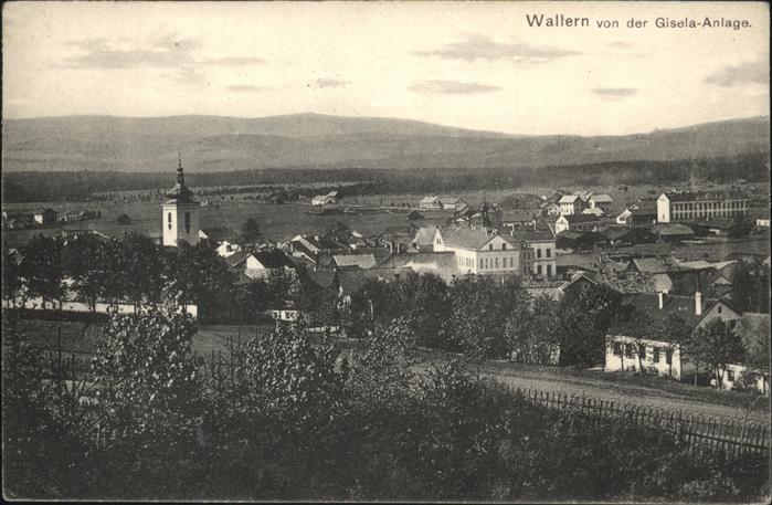 Wallern Boehmen Volary Prachatice Pracha Blick von der Gisela-Anlage