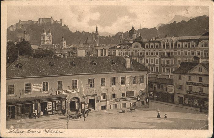 Salzburg Oesterreich Mozarts Wohnhaus