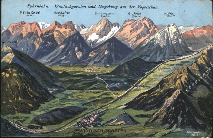 Windisch Gastein Kl. Priel Vogelschau Heben Kaas