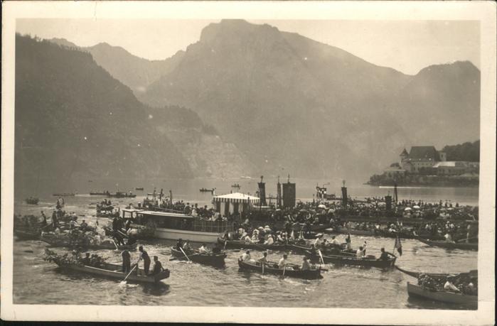 Traunkirchen Fronleichnamsprozession Traunsee