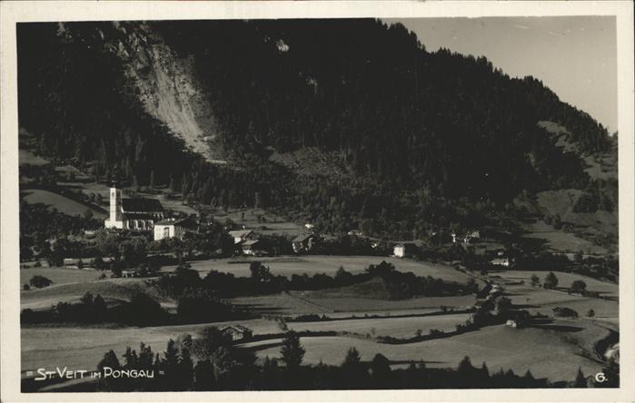 Sankt Veit Pongau Teilansicht St. Veit Salzach Salzburger