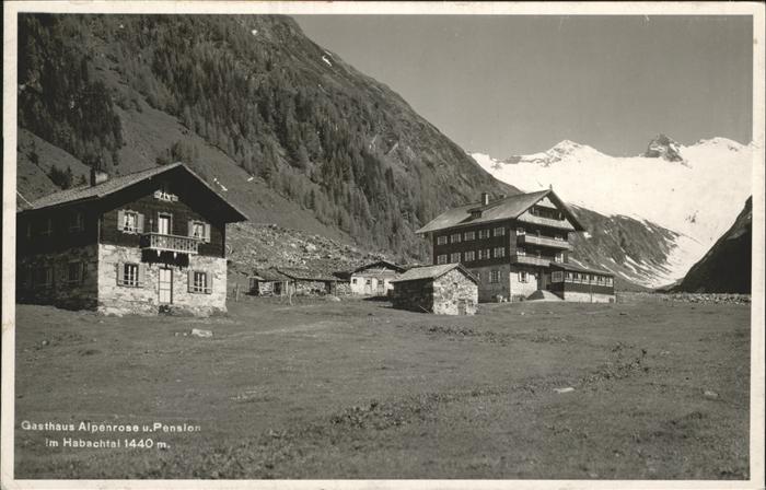 Neukirchen Grossvenediger Gasthaus Alpenrose Habachtal Hohe Tauer
