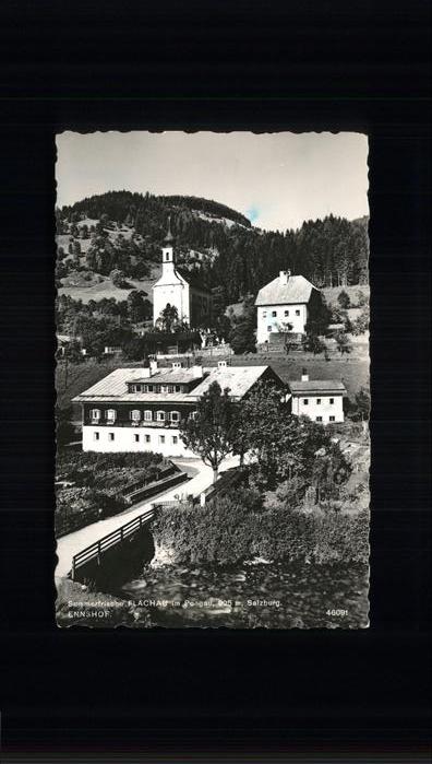Flachau Ennshof Kirche Brücke
