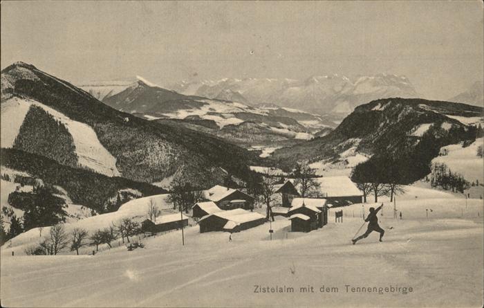 Salzburg Oesterreich Zistelalm am Gaisberg Tennengebirge