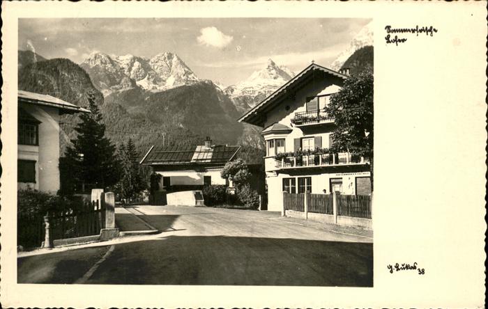 Lofer Strassenpartie Lofer Saalachtal Steinbe