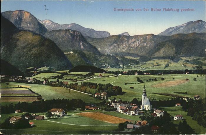 Grossgmain Panorama Grossgmain Flachgau Blick von