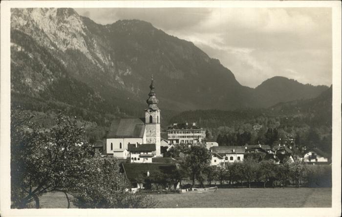 Grossgmain Teilansicht Grossgmain Flachgau Kirche