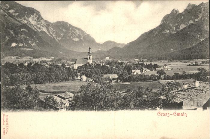 Grossgmain Teilansicht Grossgmain Flachgau
