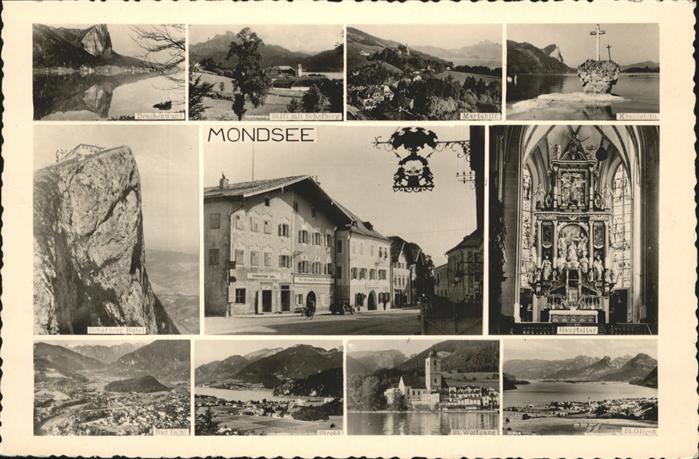 Mondsee Salzkammergut Mondsee und Umgebung Drachenwand Stifts