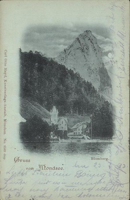 Plomberg Mondsee Teilansicht Plomberg Drachenwand