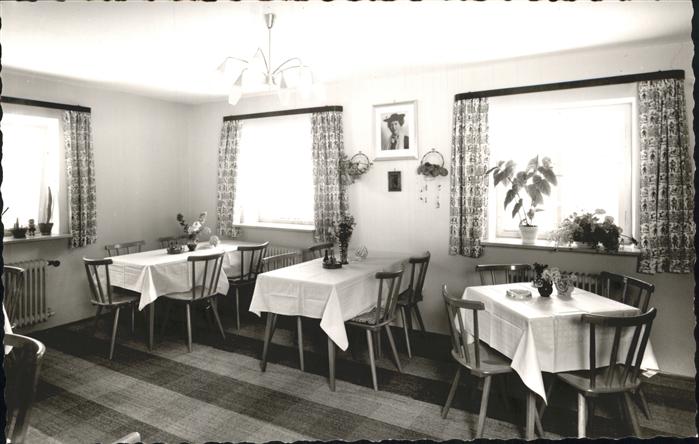 Seeham Ferienhaus Frühstücksraum