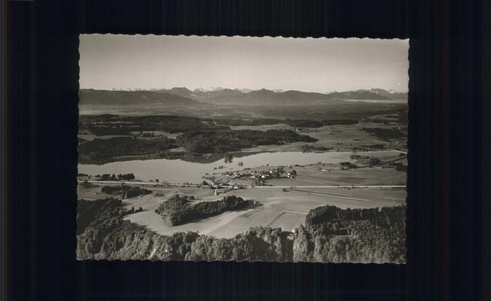 Weyarn Miesbach Bayern Seehamer See Panorama