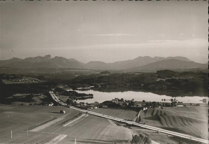 Weyarn Miesbach Bayern Seehamer See Panorama