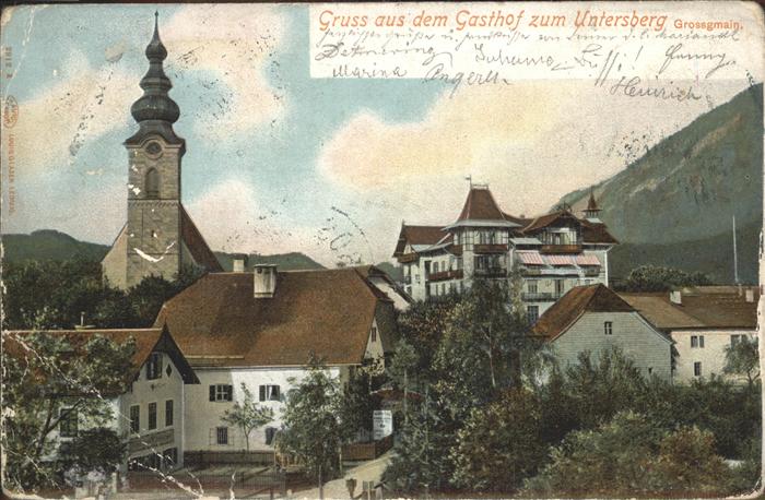 Grossgmain Gasthaus zum Untersberg Kirche