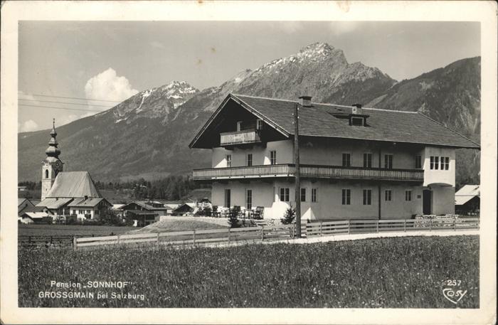 Grossgmain Pension Sonnhof Kirche Flachgau