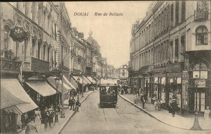 Strassenbahn Douai Rue de Bellain
