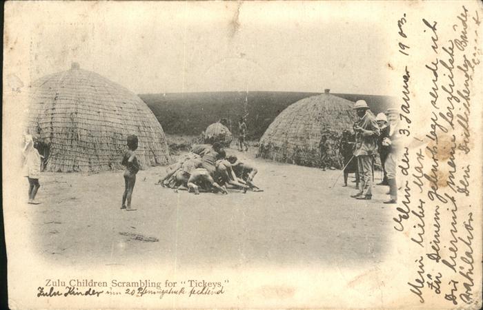 Suedafrika Zulu children